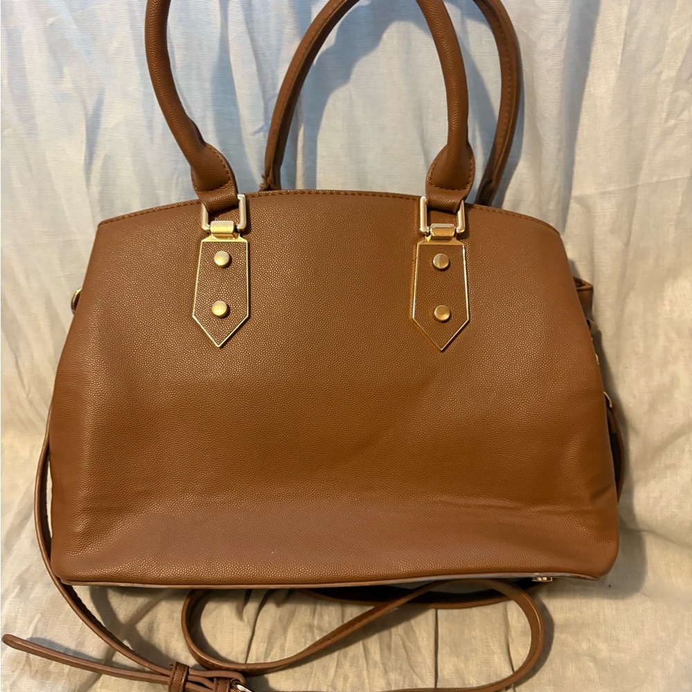 Mystique Boutique Cognac Brown Crossbody Bag